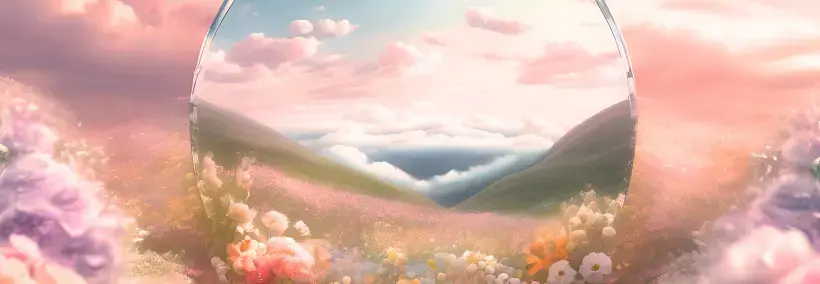 A colorful garden - vision